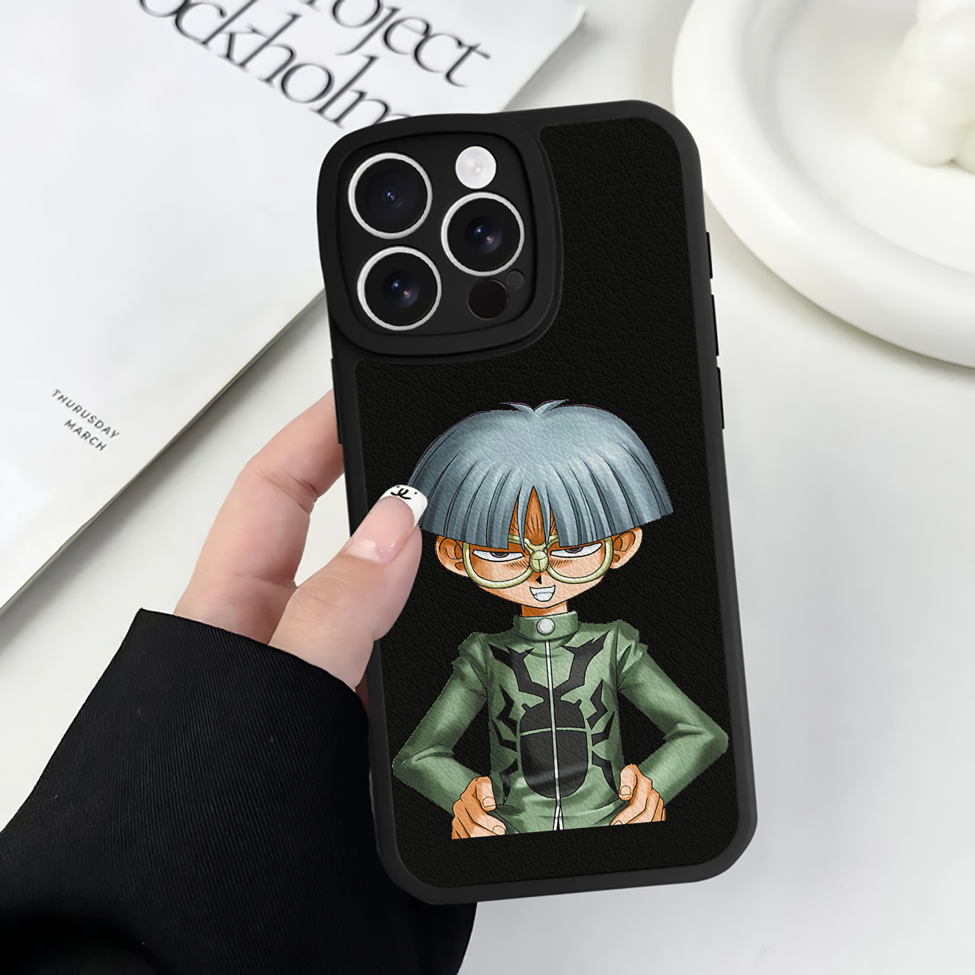 遊☆戯☆王 Yu-Gi-Oh! 【iPhone 16シリーズ対応】シリコンスマホケース（レザー調） 材質：シリコン
